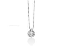 Collana Miluna Donna in Oro bianco Diamante CLD4395-050C - CLD4395-050C